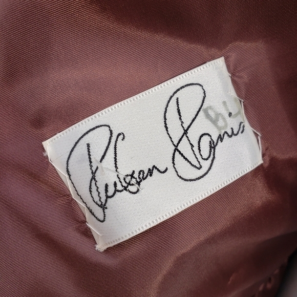 Ruben Panis Dress Vintage 1980's Silk Chiffon Gown - Picture 7 of 16